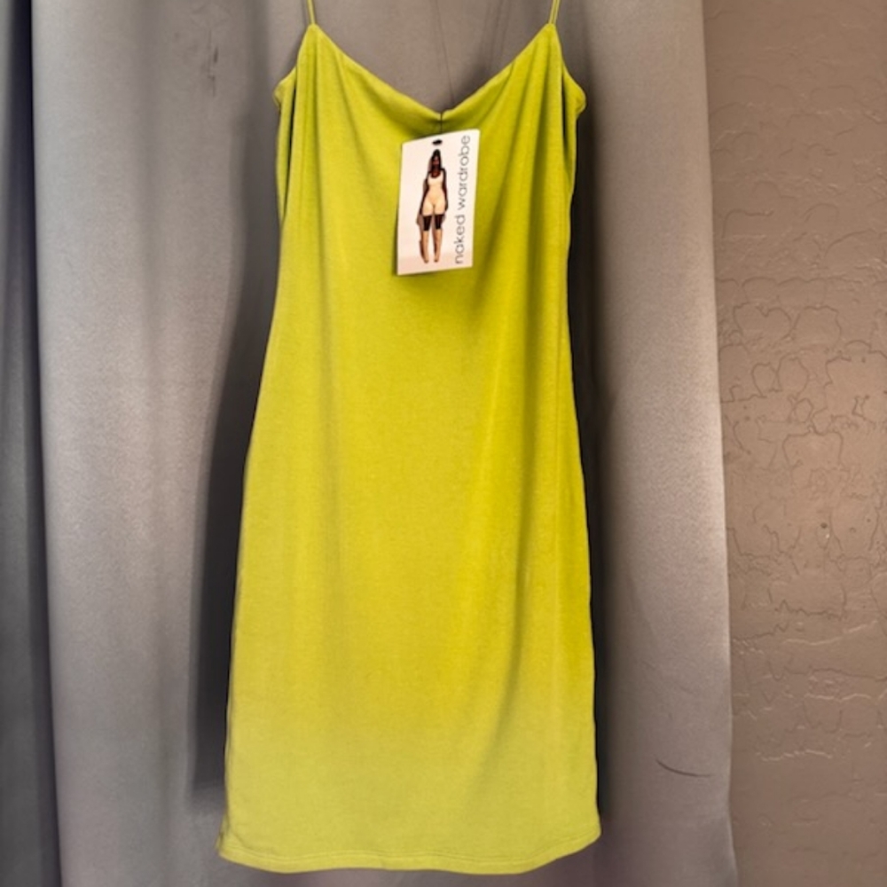 Brand New Naked Wardrobe Kiwi Dress-M